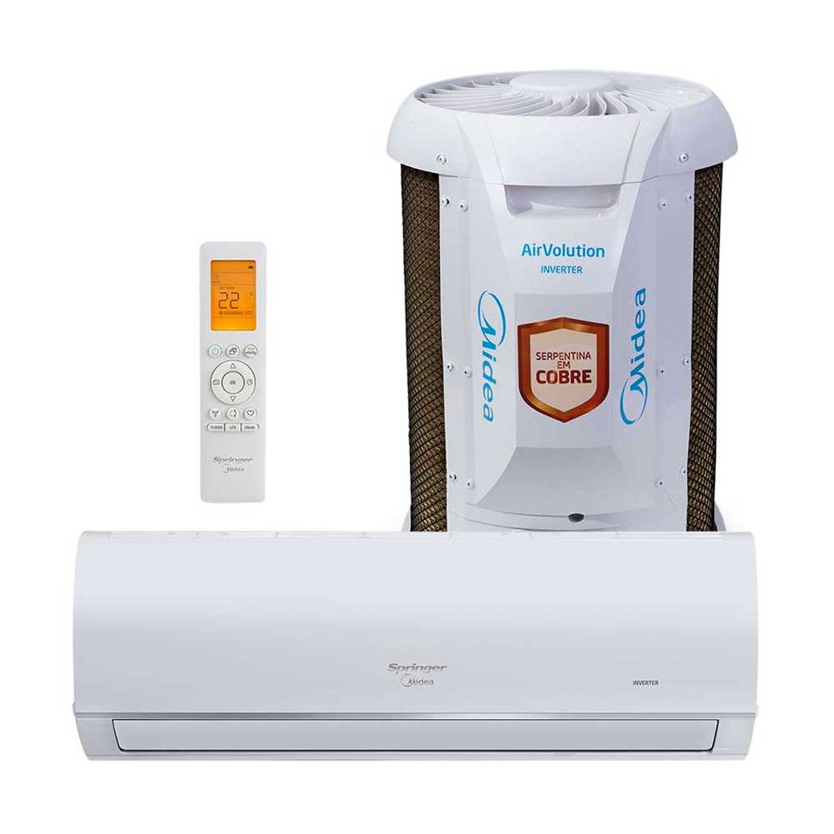 Springer Midea Inverter 9.000 BTUs (Q/F)