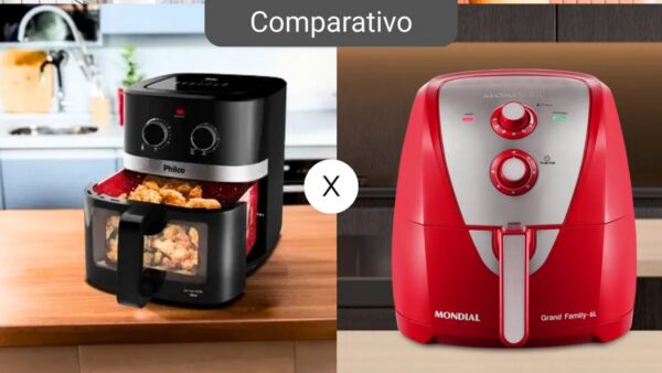Air fryer Mondial ou Philco: qual comprar (comparativo 12L)