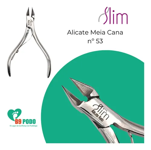 Alicate Corte Reto Podologia Slim 12cm