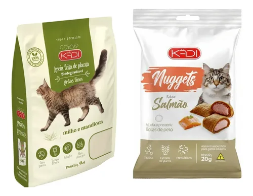 Areia Kadi Grãos Finos Aglomerante 4kg
