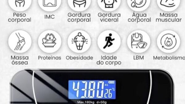 Só peso ou bioimpedância