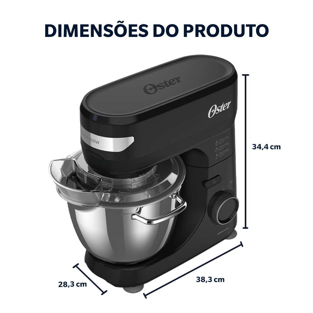 Batedeira Oster Inox