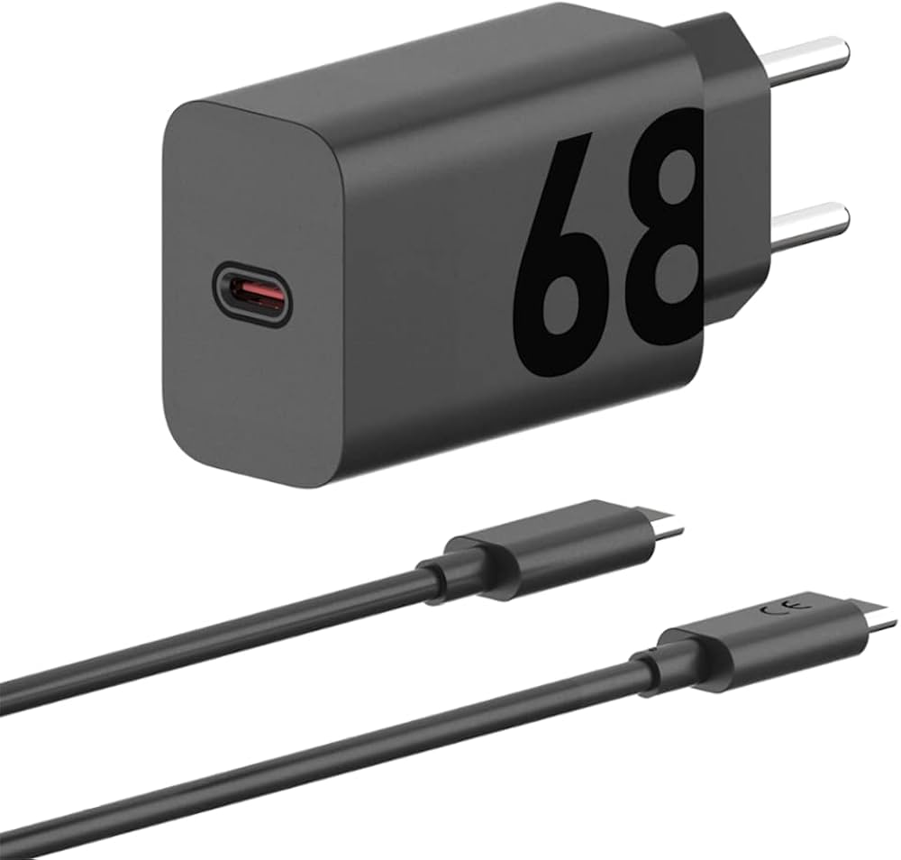 Carregador Motorola 68W Turbo USB-C