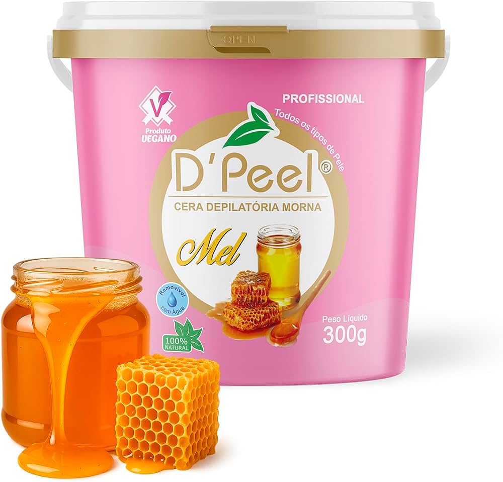 Cera Quente Hidrossolúvel Natural 300g