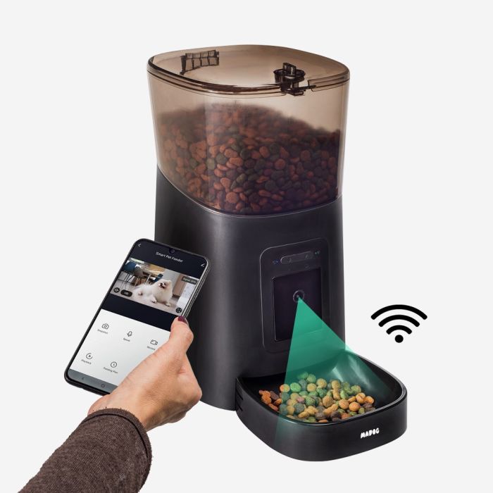 Comedouro Automático Inteligente Madog com Câmera