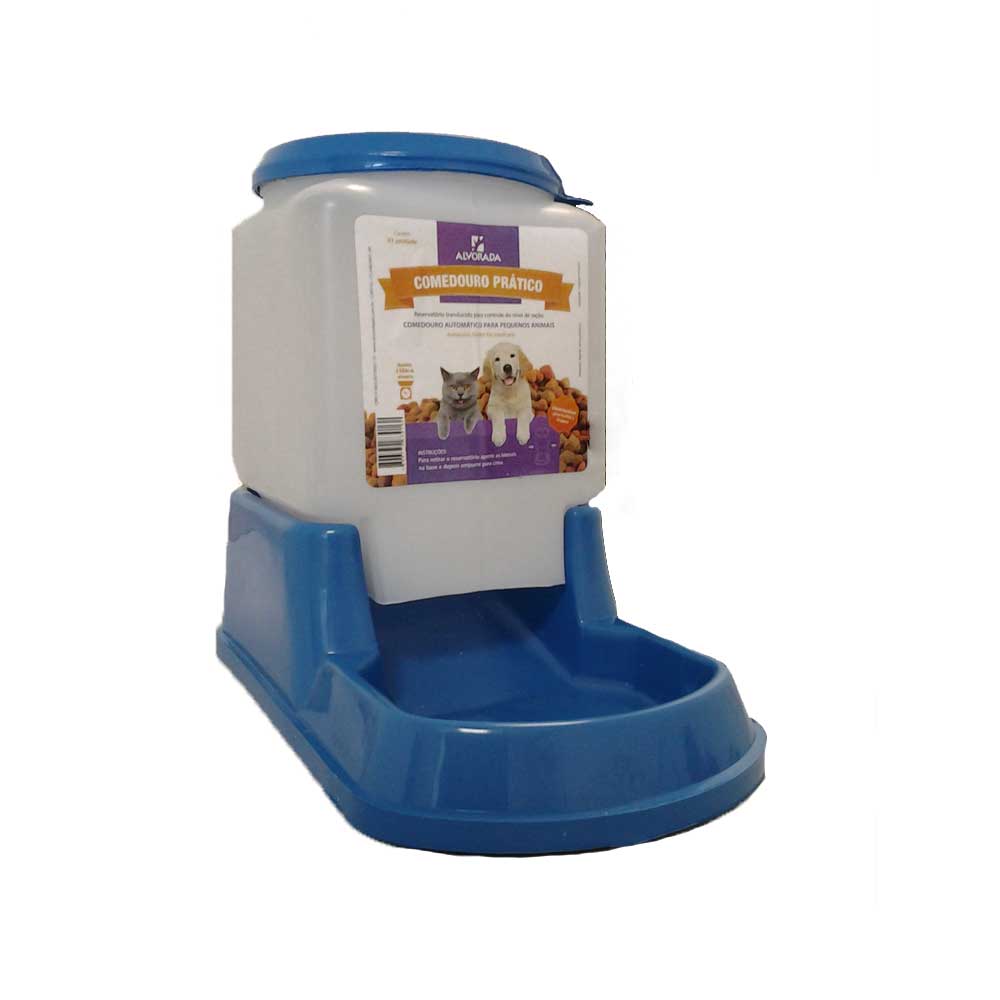 Comedouro Prático Automático Cães e Gatos