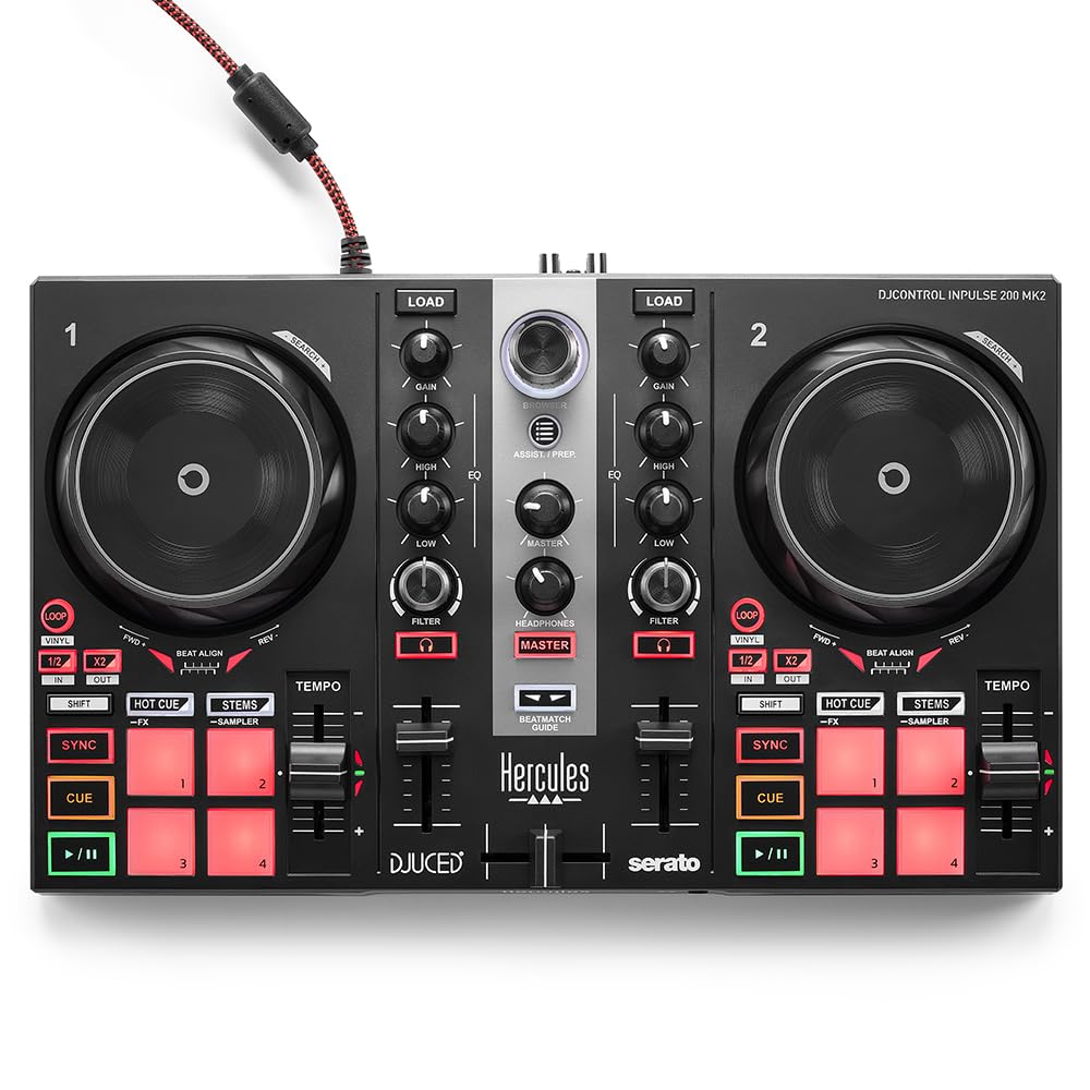 Controladora DJ Hercules DJControl Inpulse 200 MK2