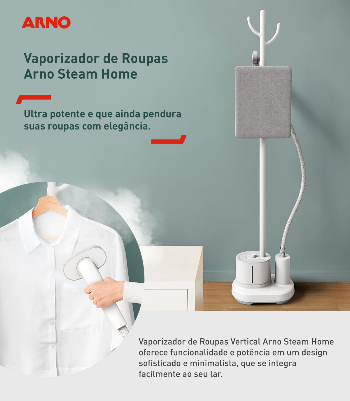 Vaporizador Vertical Arno Steam
