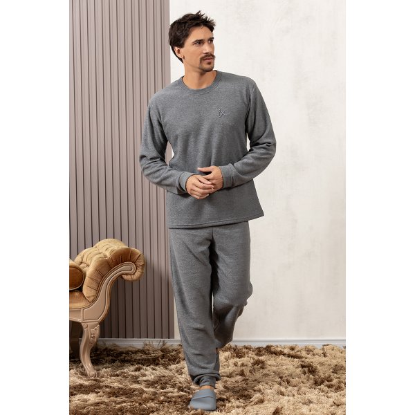 Pijama Masculino Plush Inverno Frio Intenso