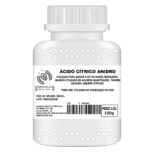 Ácido Cítrico Anidro (100g)