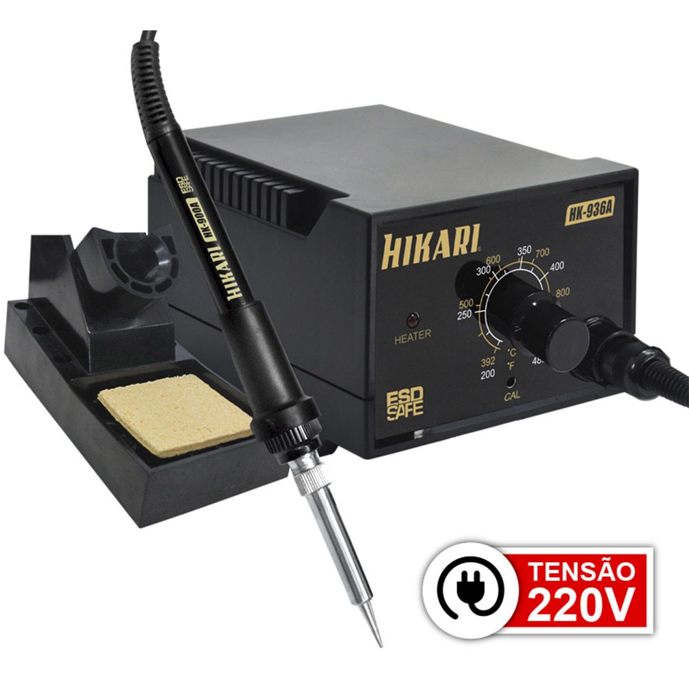 Estação de Solda Hikari (analógica)