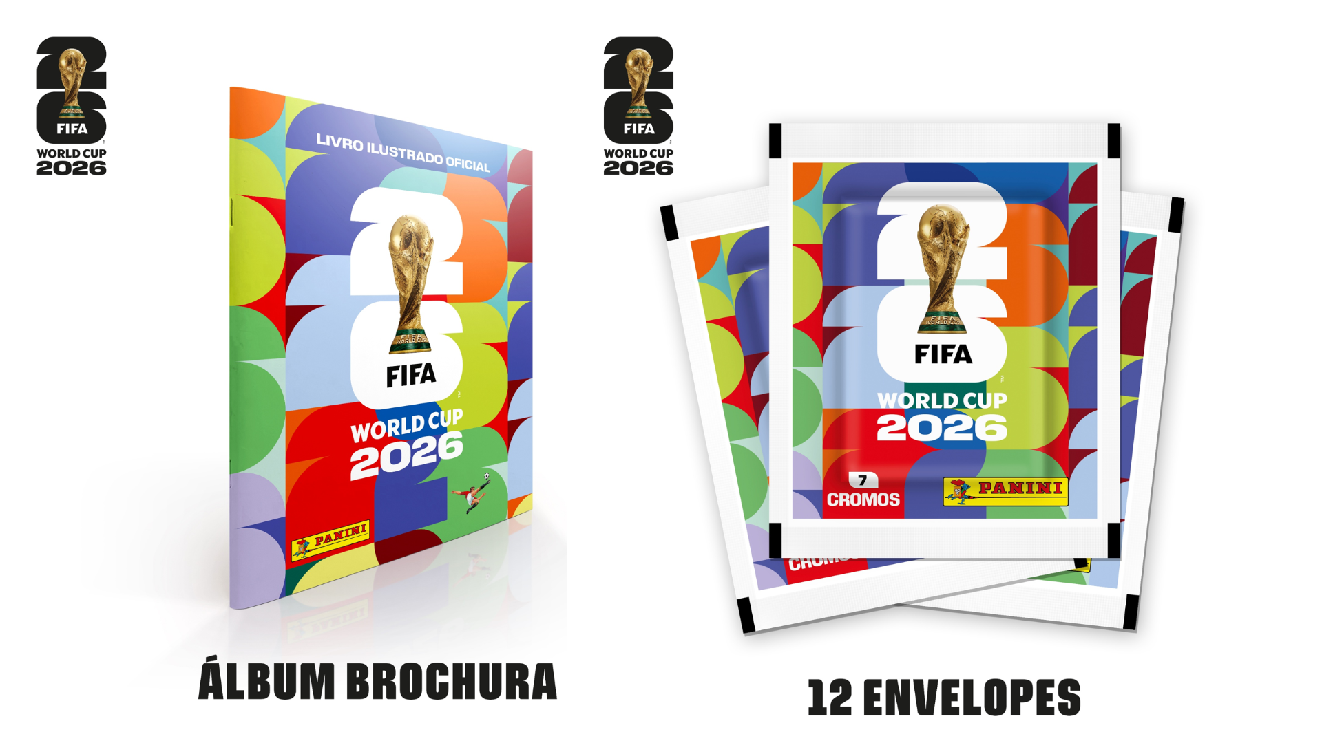 Kit / Box com muitos envelopes (Copa 2026)