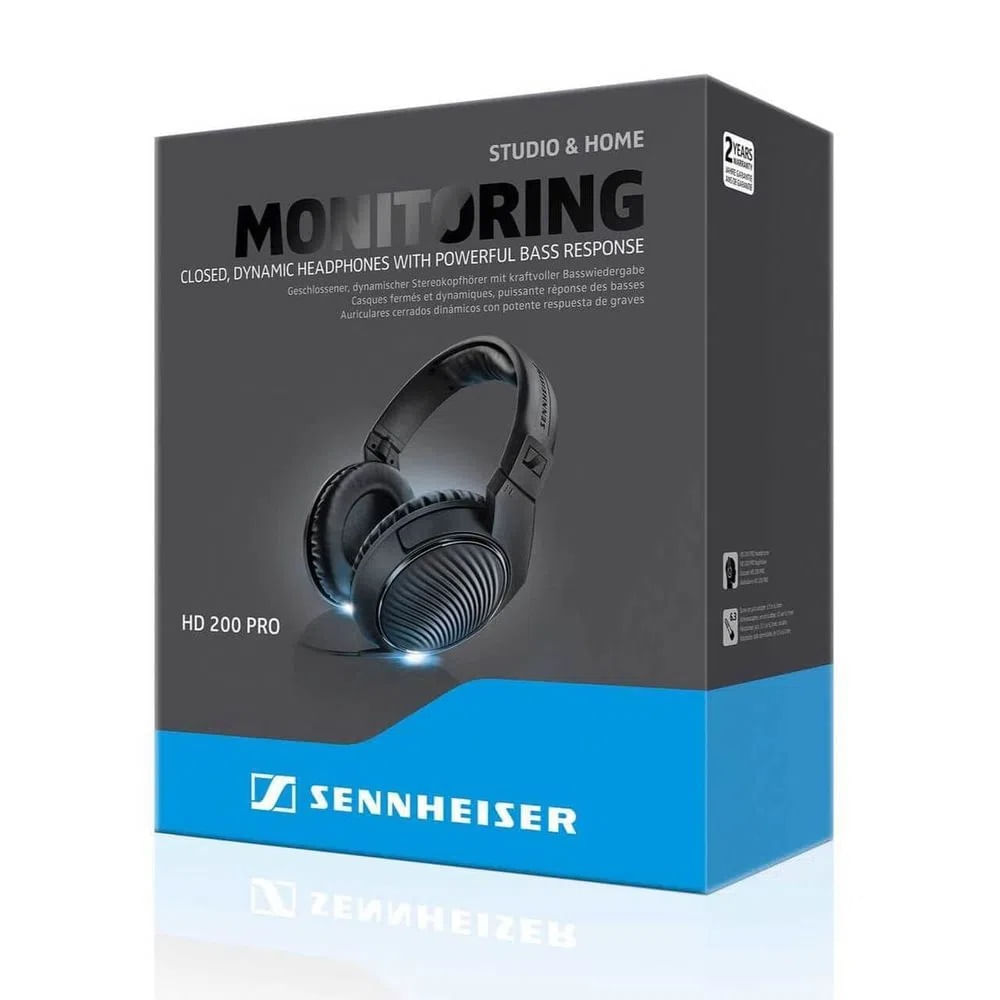 Fone de Ouvido Sennheiser HD 200 Pro