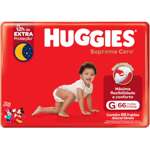 Fralda Huggies Supreme Care