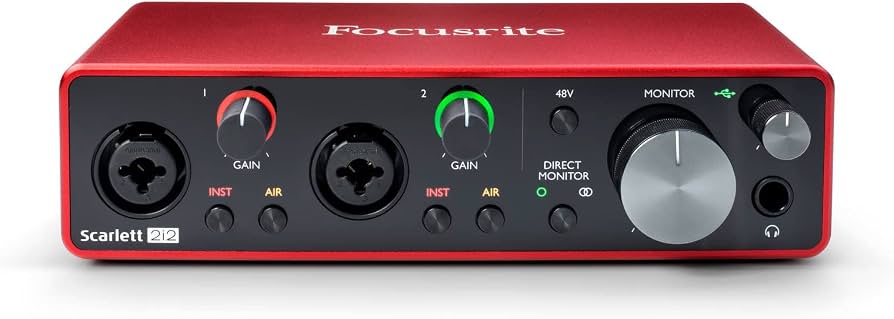 Interface de Áudio Focusrite Scarlett 2i2