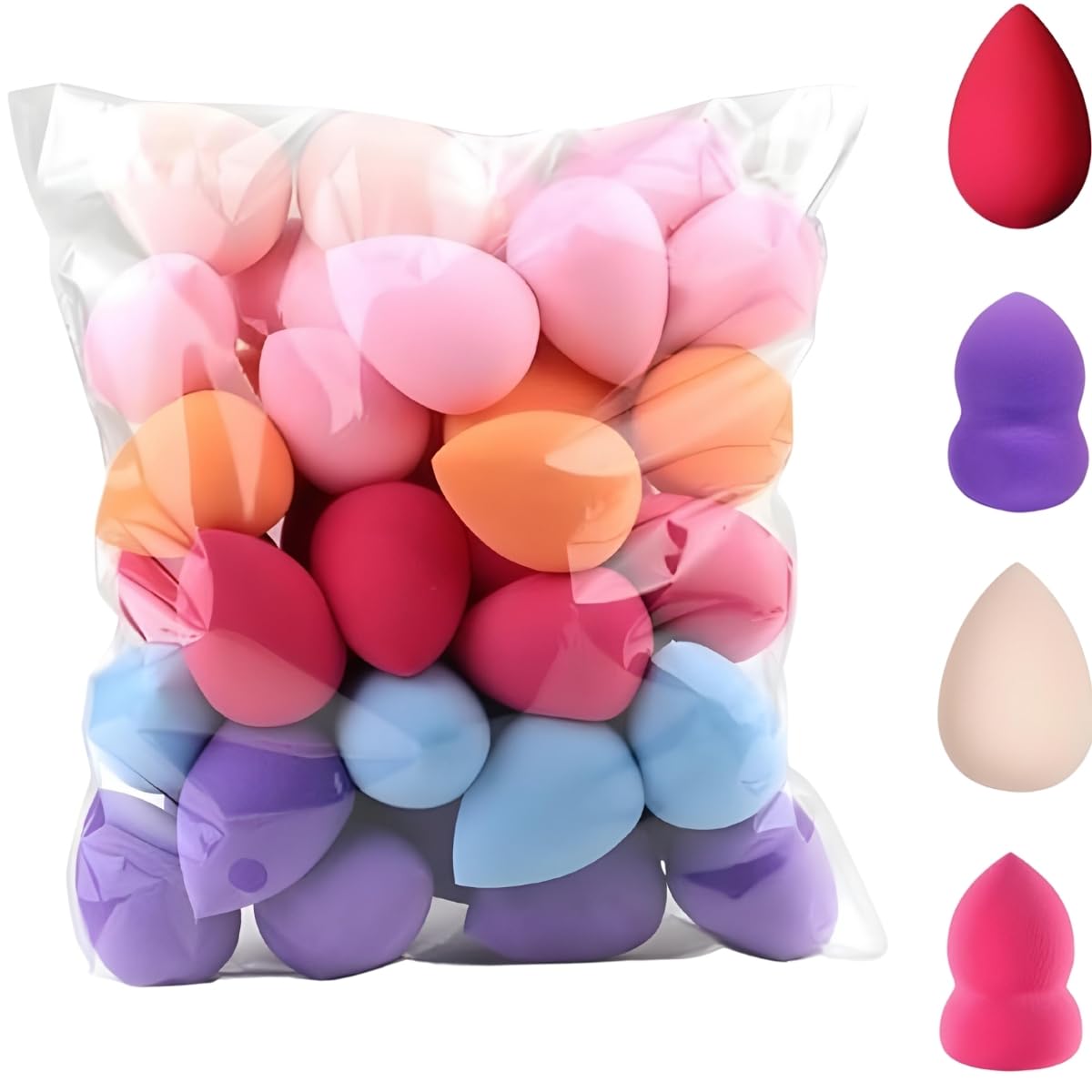 Kit 12 Esponjas de Maquiagem