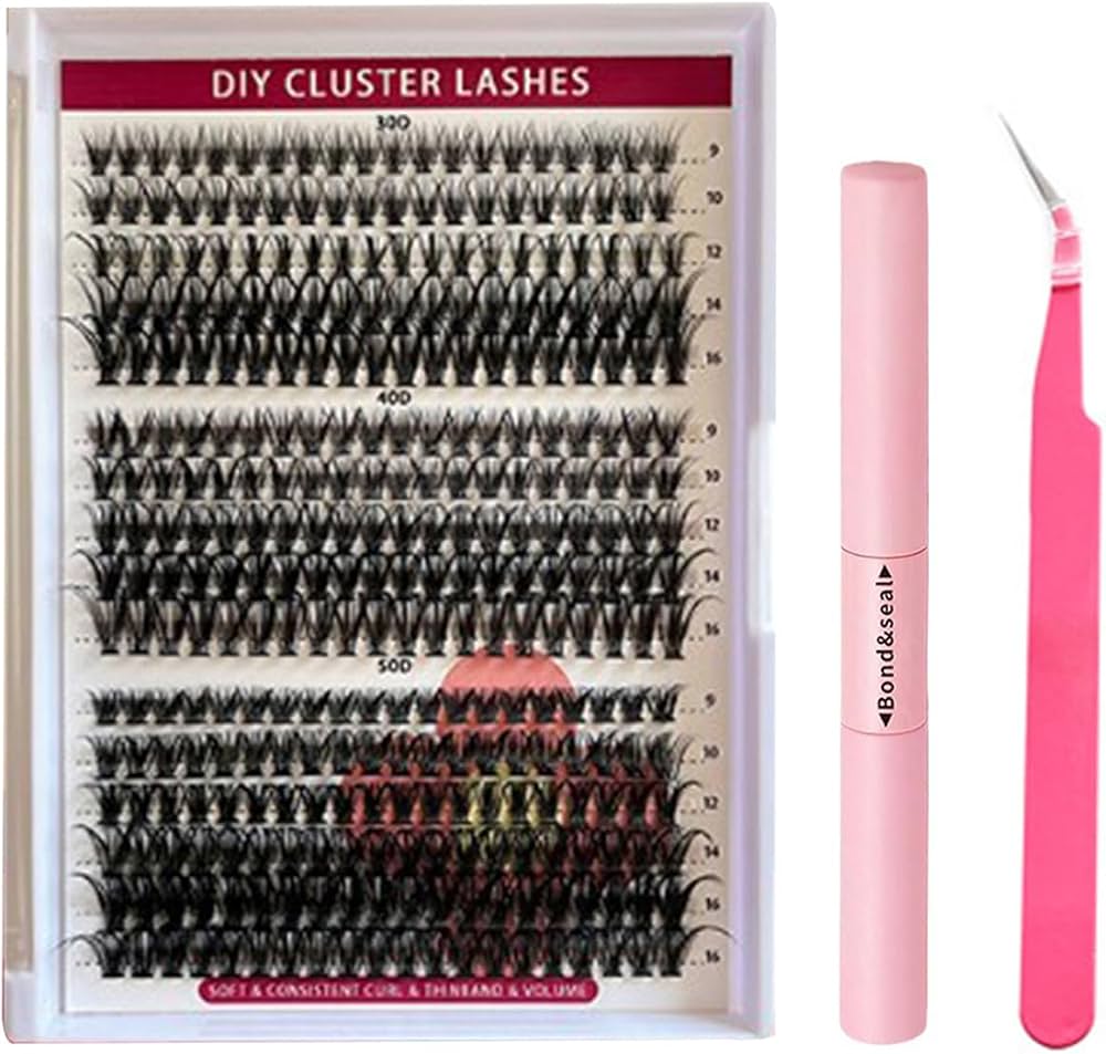 Kit de Extensão de Cílios DIY com Cola e Pinça