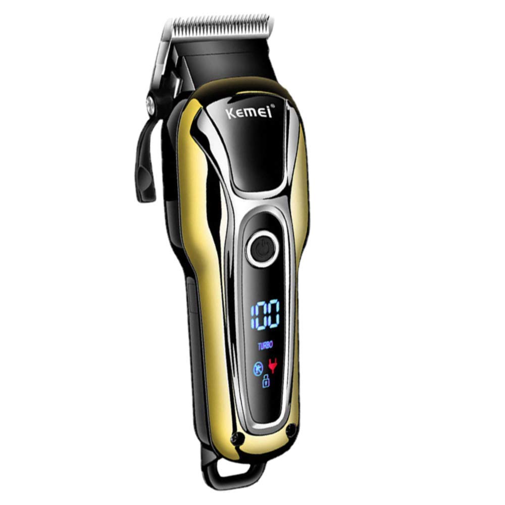 Máquina de Cortar Cabelo Kemei KM-1990 Sem Fio Turbo
