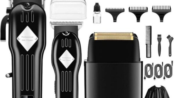 Máquina de cortar cabelo profissional de barbeiro