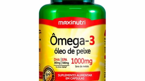 Cápsulas de ômega 3