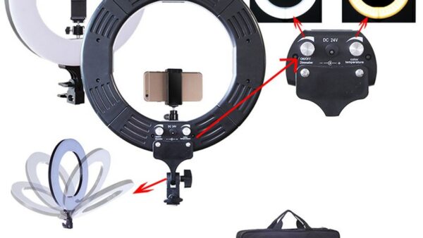 Ring light iluminador com tripé