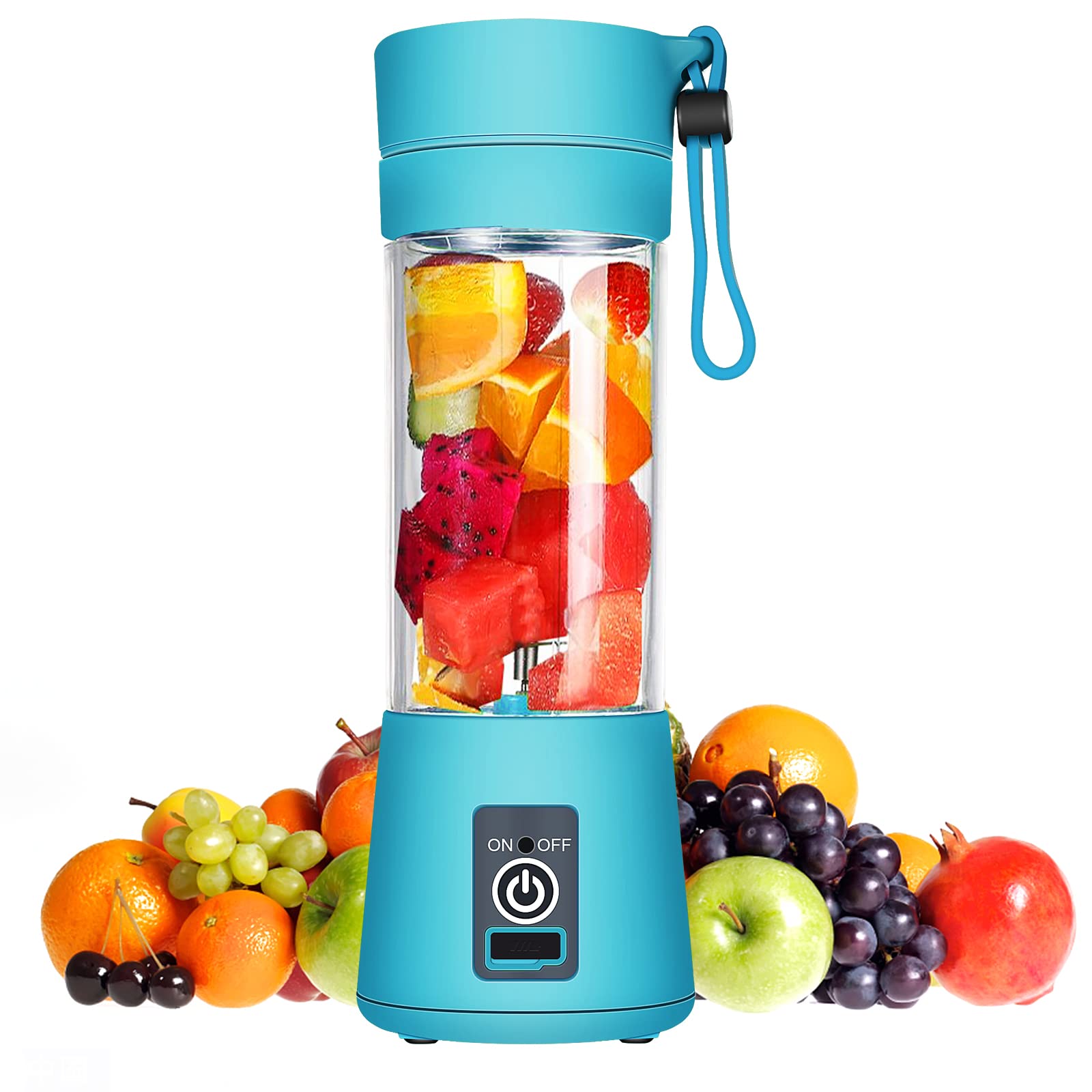 Mini Liquidificador Portátil USB 6 Lâminas