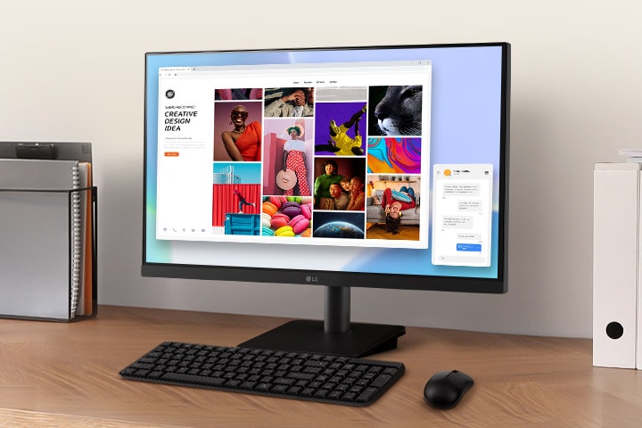Monitor 24" Full HD IPS (LG/AOC)