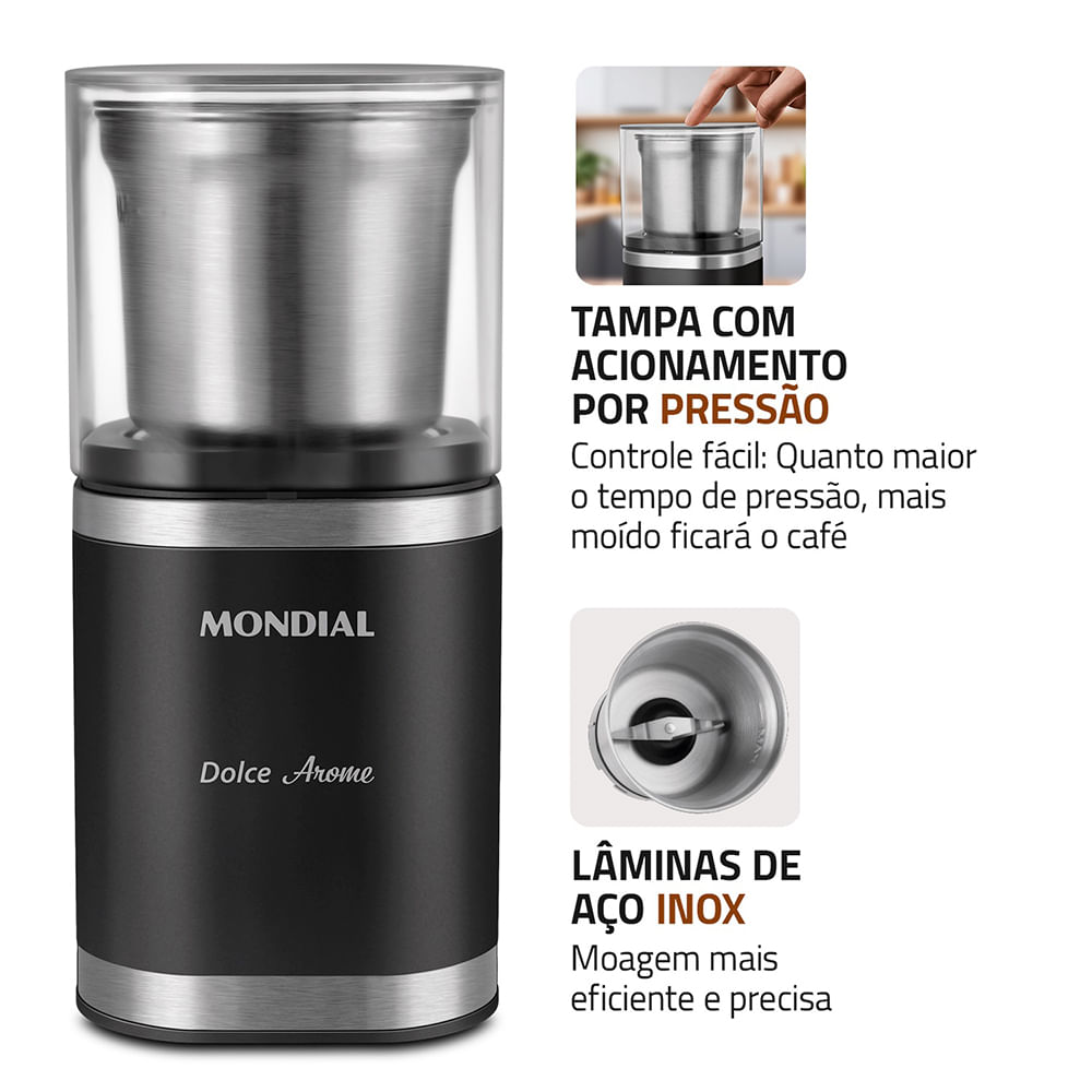 Moedor de Café Mondial Dolce Arome
