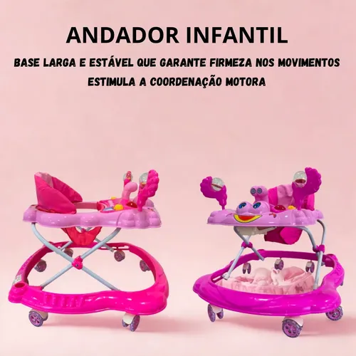 Andador com Base Larga e Trava