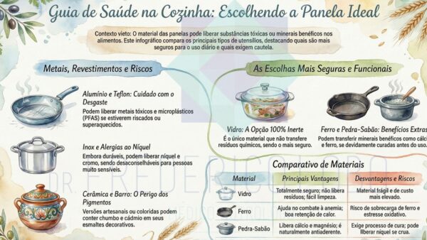 Antiaderente cerâmica ou inox