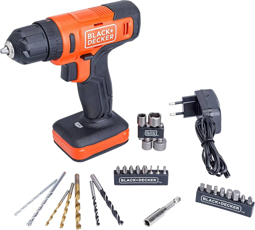 BLACK+DECKER Parafusadeira/Furadeira Impacto 12V 3/8