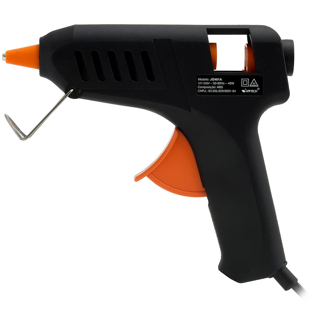 Pistola de Cola Quente App-Tech 40W Bivolt (bastão grosso)