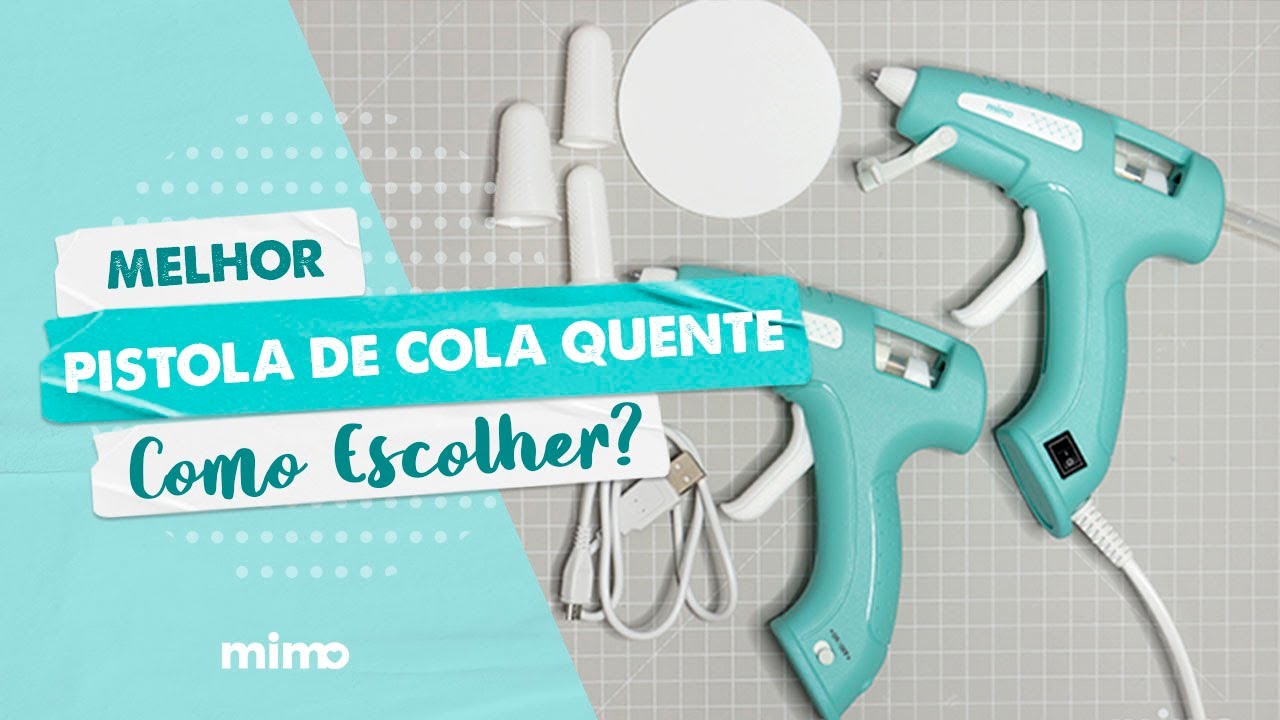 Pistola de Cola Quente Profissional Mimo