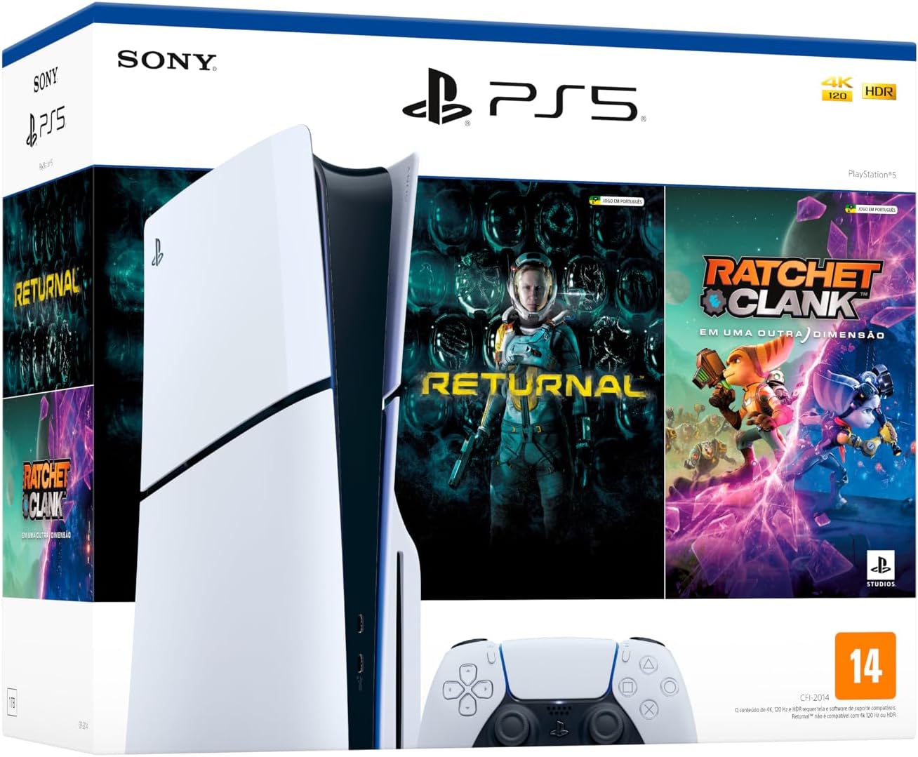 PlayStation 5 Slim com Leitor de Disco