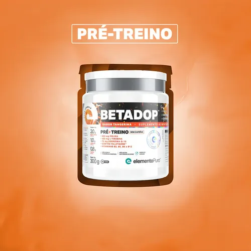 elementoPuro Pré-Treino Sem Cafeína 300g
