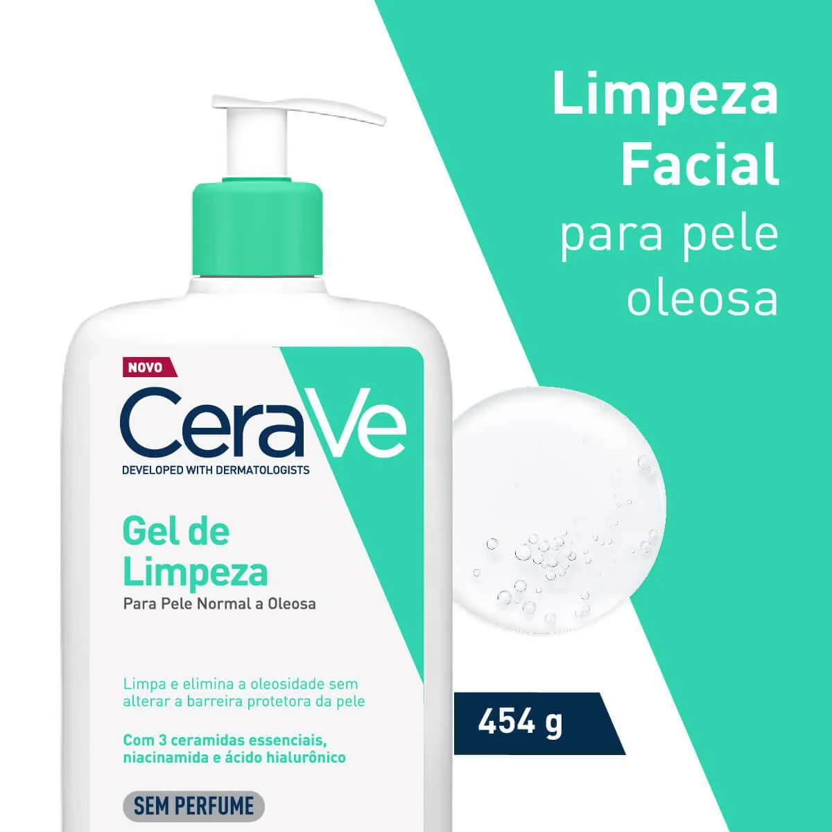 CeraVe Gel de Limpeza + Hidratante