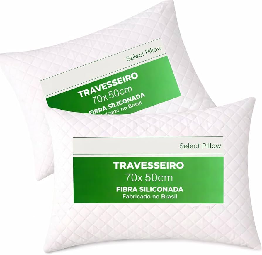 Travesseiro Antialérgico Antiácaro Lavável 50x70