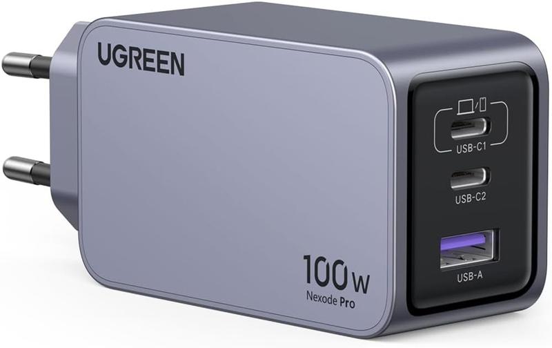 Carregador Ugreen Nexode 100 W, 3 portas
