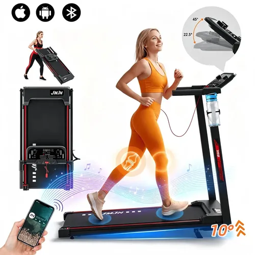 Esteira JMJN Fitness Dobrável 14 km/h 2.0 HP