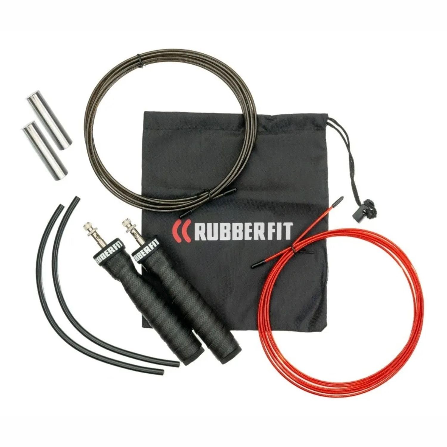 Corda de Pular Speed Rope com Rolamento, cabo de aço