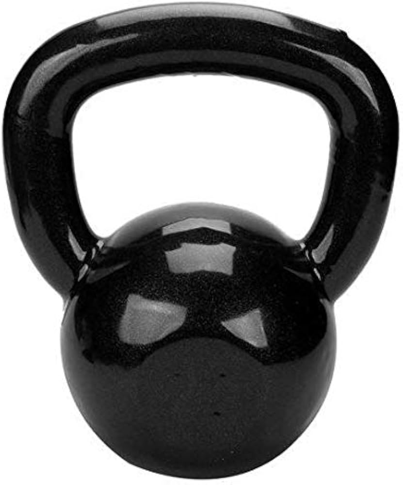 Kettlebell Emborrachado 12 kg de Ferro Fundido