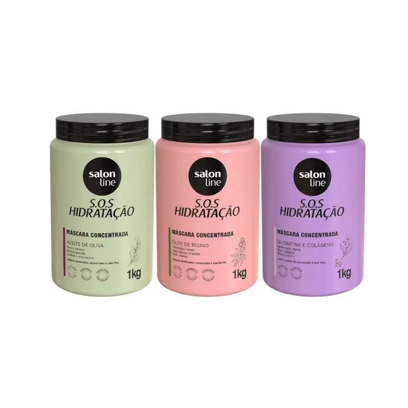 Máscara Hidratação Salon Line 1 kg