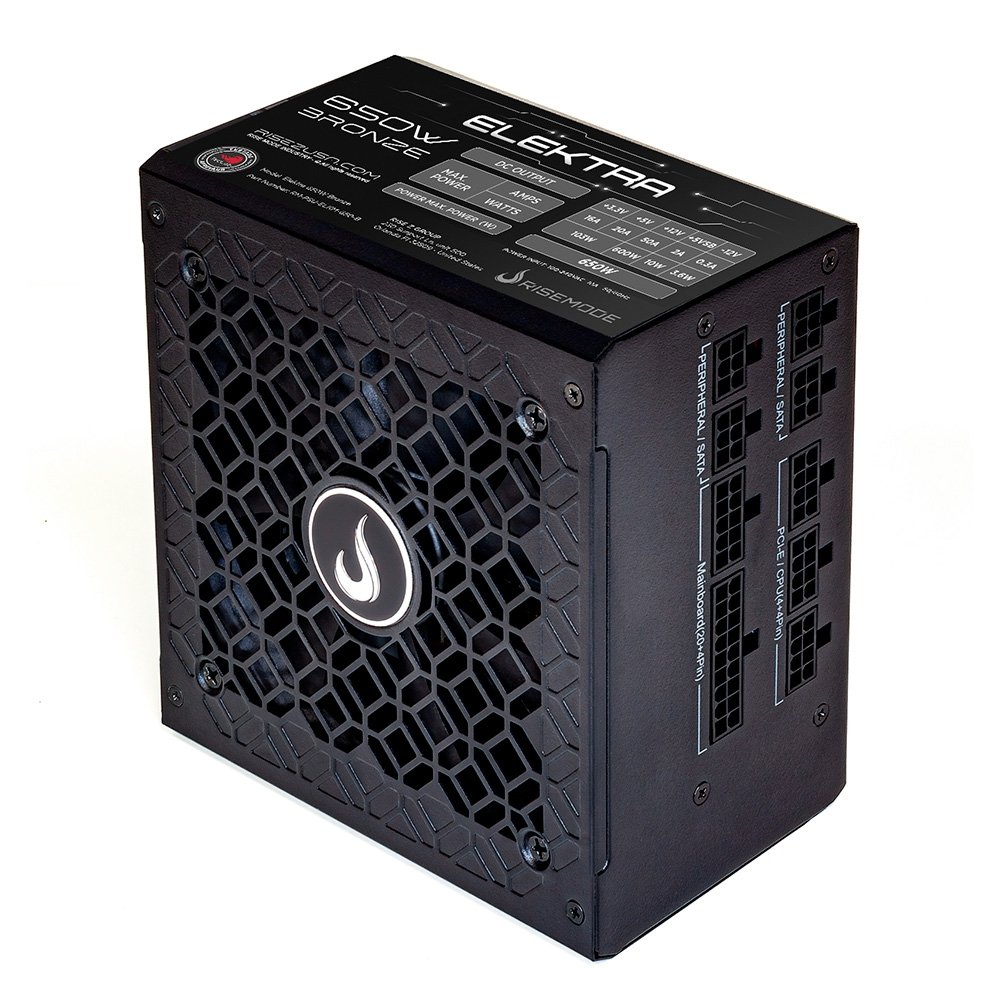 Fonte Rise Mode Elektra 650 W Bronze Full Modular