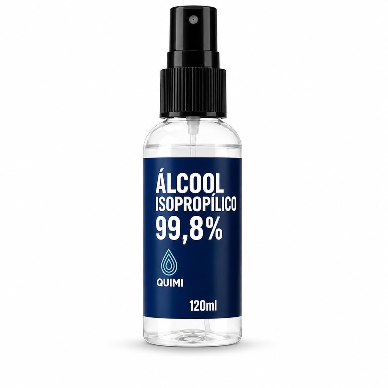 Álcool Isopropílico 99,8% Quimi Vida 120 ml com spray