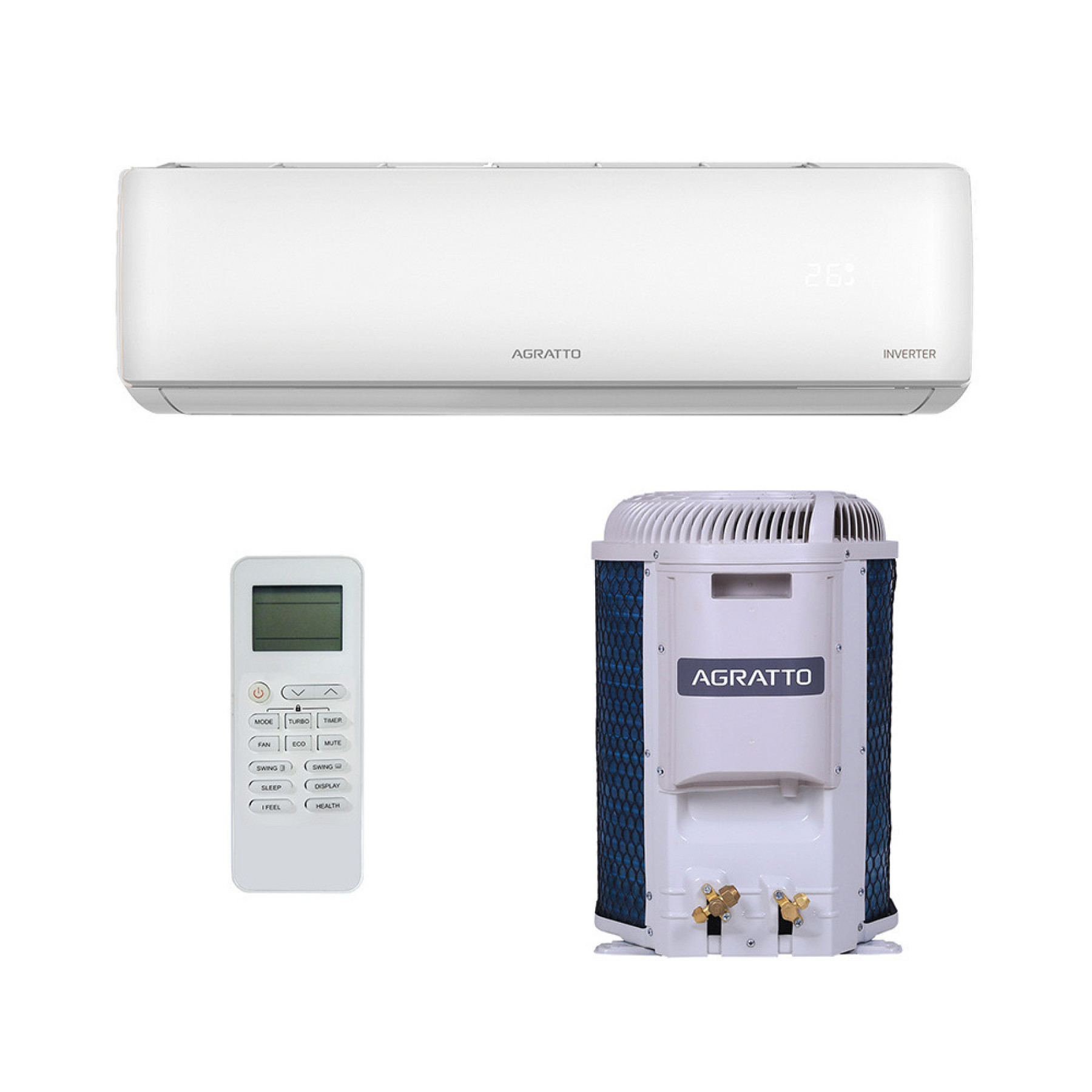 Ar Condicionado Split Inverter Agratto Zen 9.000 BTUs Frio