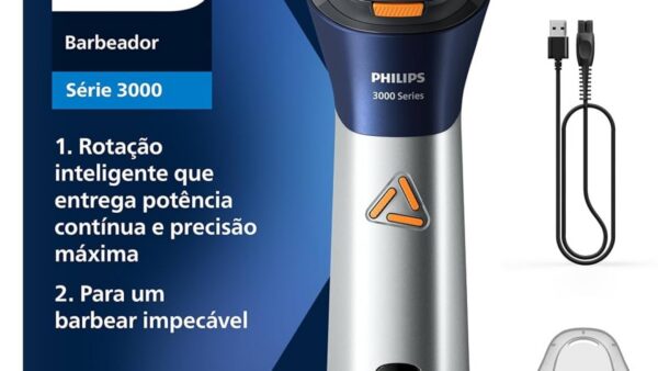 Barbeador elétrico e aparelho de barbear manual comparados