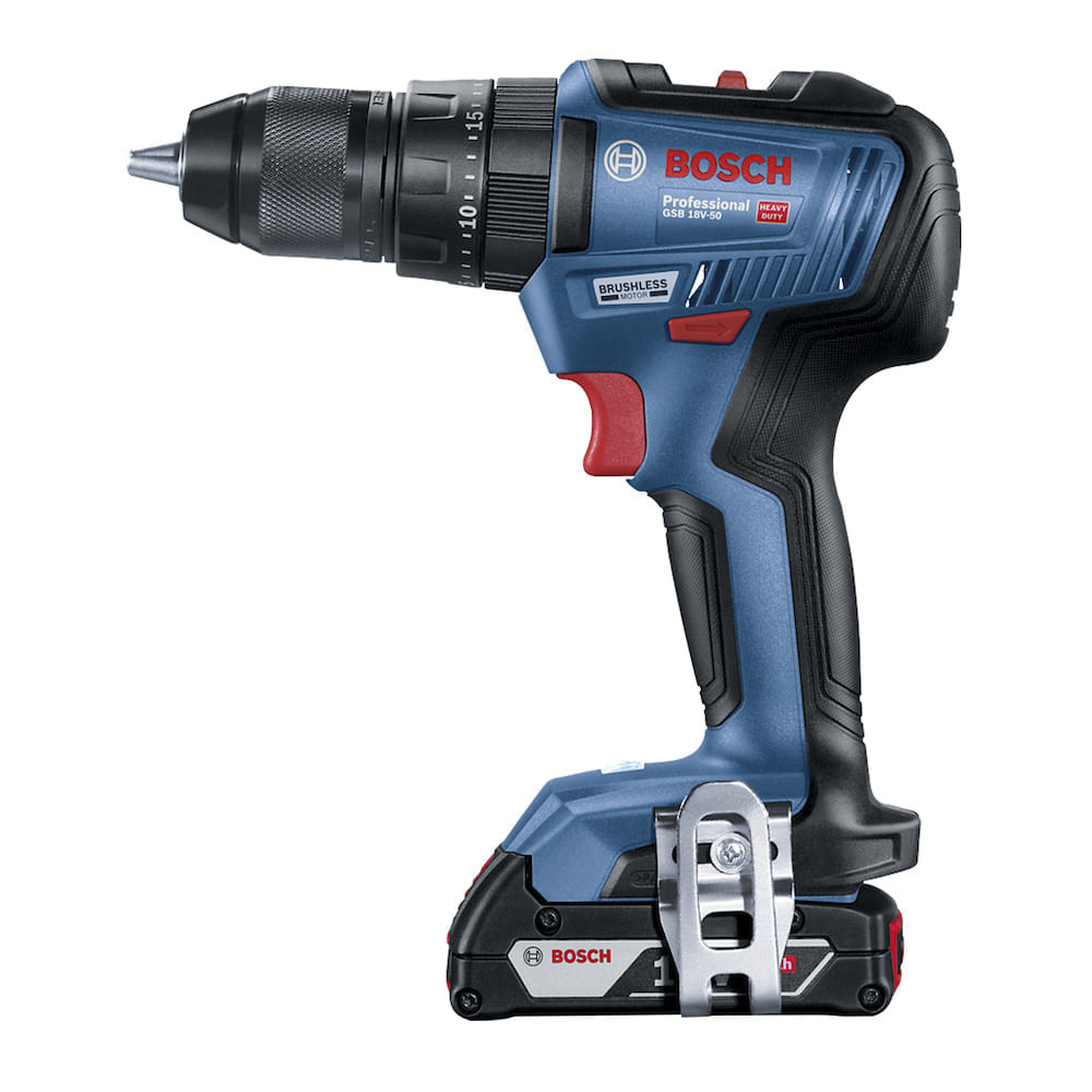 Bosch GSB 18V-50 Parafusadeira/Furadeira de Impacto Profissional