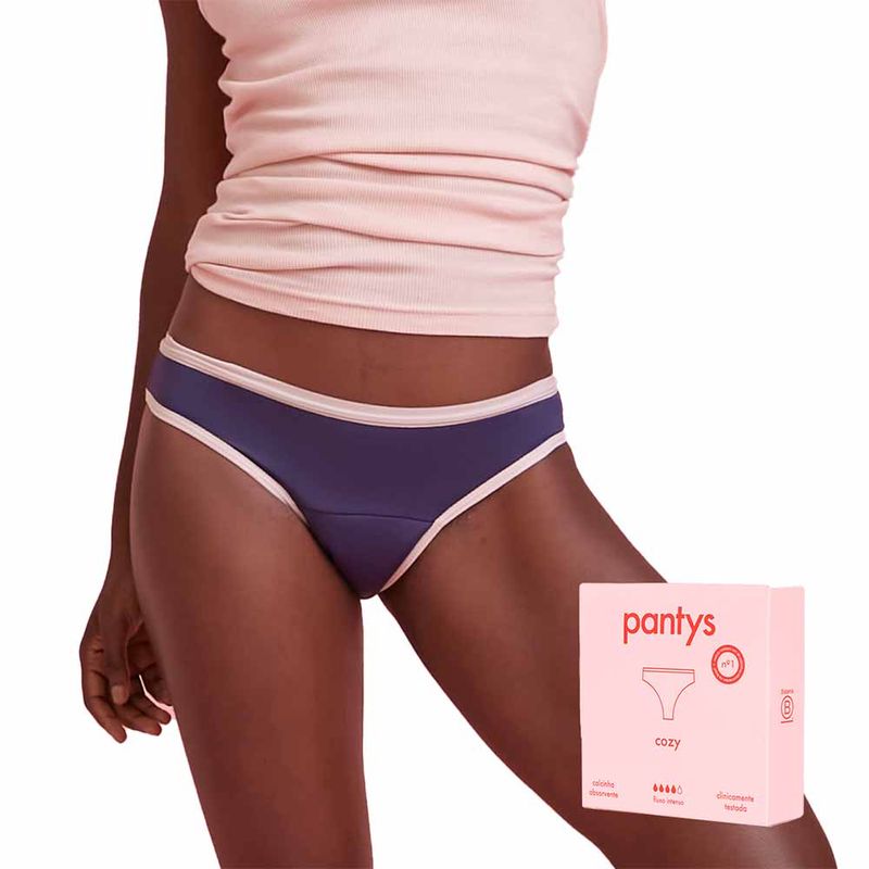 Calcinha Absorvente Pantys Cozy, Fluxo Intenso