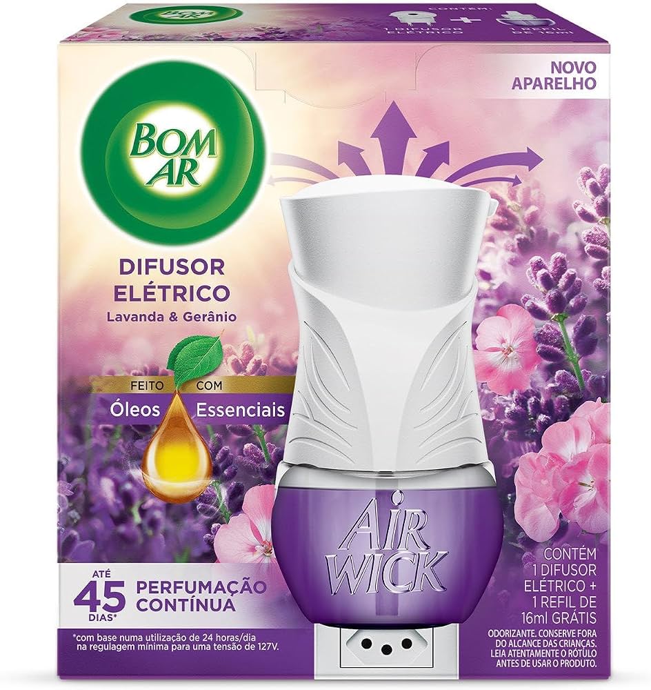 Difusor Elétrico Bom Ar (com refil)