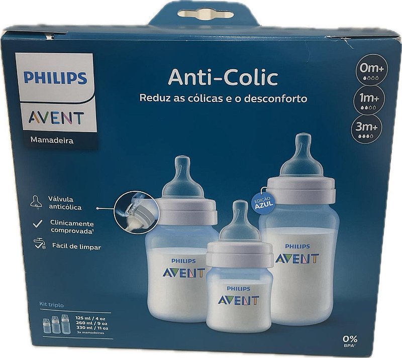 Kit Mamadeiras Philips Avent Anti-Colic